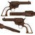 Original U.S. Colt Relic Condition M-1873 Single Action Army Revolver with 4 3/4" Barrel and Three Inert Cartridges - Non-Functional Original Items
