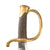 Original U.S. Civil War M-1840 Light Artillery Officers Saber by Ames Mfg. Co. with Scabbard and Nickeled Blade - Likely Dated 1862