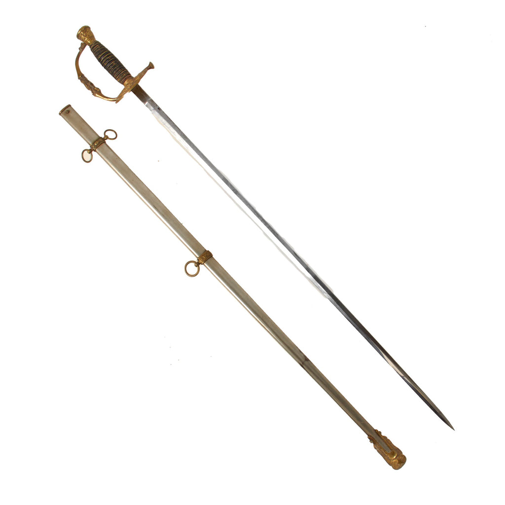 Original U.S. Indian Wars Era Model 1860 Army Staff and Field Officer Sword with Etched Blade & Scabbard by J.A. Joel & Co. of New York Original Items