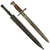 Original U.S. Spanish-American War Model 1892 Krag Rifle Bayonet and Scabbard - Dated 1895 Original Items