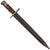 Original U.S. Spanish-American War Model 1892 Krag Rifle Bayonet and Scabbard - Dated 1895 Original Items