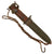 Original U.S. WWII M4 Bayonet by Utica Cutlery for the M1 Carbine with Updated M8 Scabbard by B.M. Co Original Items