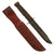 Original U.S. WWII USMC Early Blade-Marked Mark 2 KA-BAR Fighting Knife in Leather Sheath with Replaced Pommel Original Items