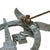 Original German WWII Luftwaffe Anti-Aircraft Flak Battle Badge - Broken Pin Catch - Unmarked Original Items