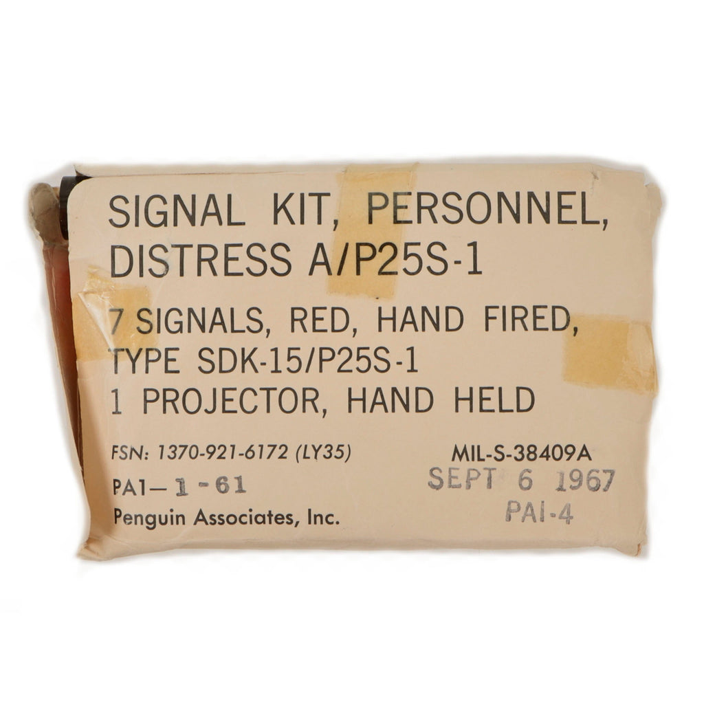 Original U.S. Vietnam War Penflare Set in Original Packaging - Dated September 1967 Original Items