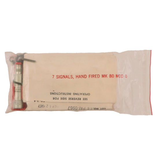 Original U.S. Vietnam War Mk 80 Penflare Set with All Flares Intact - Dated 1967 Original Items