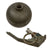 Original U.S. Vietnam War Era M67 Practice Fragmentation Hand Grenade with M213 Fuze in Original Husk - Inert Original Items