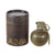 Original U.S. Vietnam War Era M67 Practice Fragmentation Hand Grenade with M213 Fuze in Original Husk - Inert Original Items