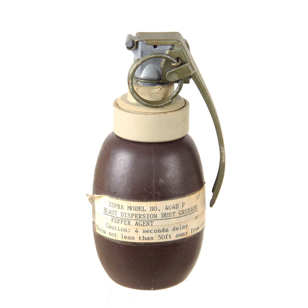 Original U.S. GWOT ISPRA Model No. 404D P Blast Dispersion Dust Grenade Sample Room Specimen - Inert Original Items