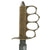 Original U.S. WWI Model 1918 French Made Mark I Trench Knife by AU LION with Correct Steel Scabbard - Excellent Original Items