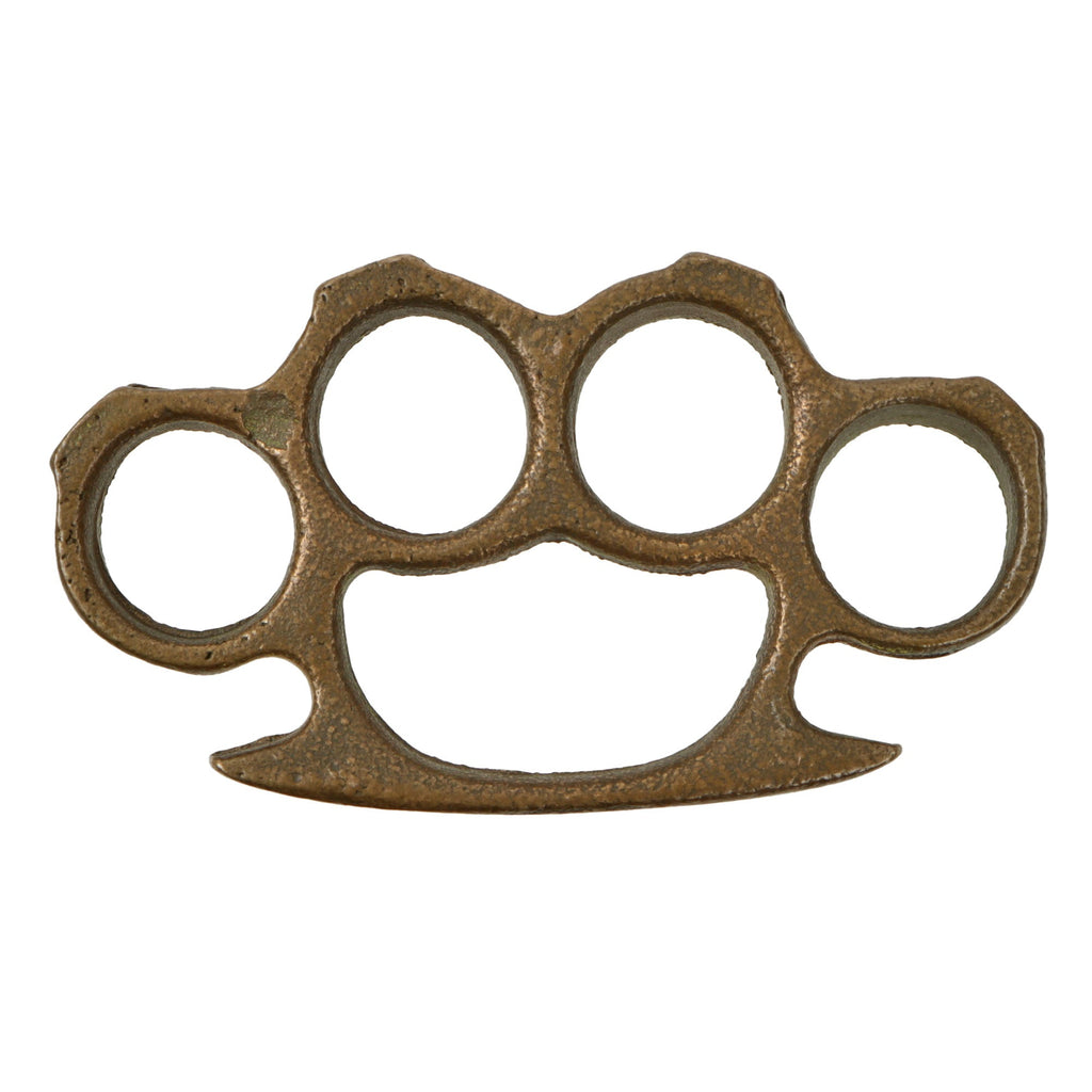 Original U.S. WWII Custom Made Cast Brass Knuckle Dusters Original Items