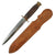 Original British WWII Private Purchase Dagger by “Eye” Taylor Witness of Sheffield England with Custom Engravings and Leather Belt Sheath - Popular Among U.S. Soldiers Original Items