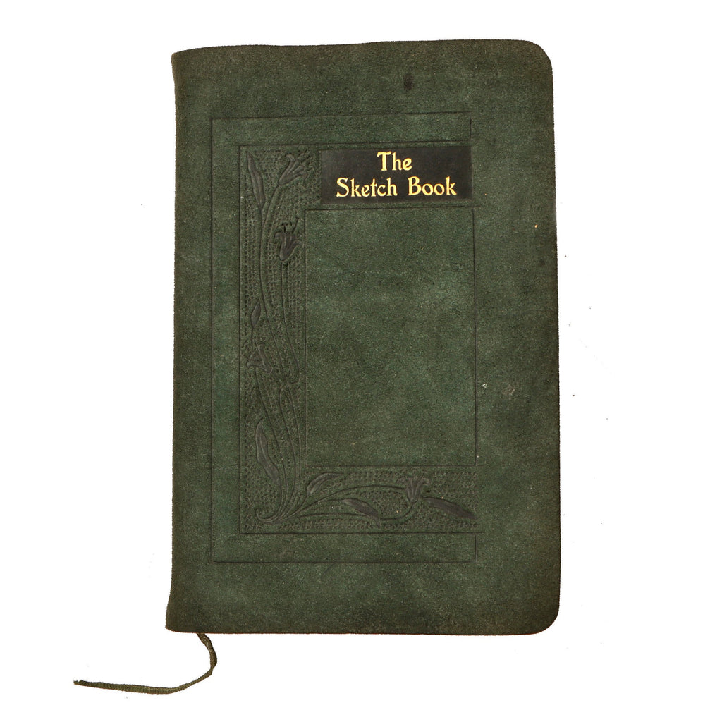 Original U.S. WWI USS Arizona Inscribed Book with Photo Kept by Sailor Serving Aboard Ship in Europe During World War I Original Items