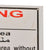 Original U.S. GWOT Bilingual Restricted Controlled Area Sign - 12 x 17⅞” Original Items