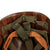 Original U.S. Vietnam War M1 Helmet with 1969 Dated Camouflage Cover and Liner - Nixon Agnew Pin