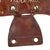 Original U.S. WWII 1st Infantry Division Custom Motorcyclist’s Kidney Belt with Battle Diary and Hand-Cut Leather 1st ID Insignia - Private Louis Hode, WIA, 624th Tank Destroyer Battalion Original Items