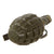 Original U.S. WWII Inert MkII Pineapple Practice Grenade with Yellow Ring & M10A3 Fuze in Original Husk Original Items
