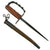Original U.S. WWI M1917 Knuckle Duster Trench Knife with Reproduction Scabbard Original Items