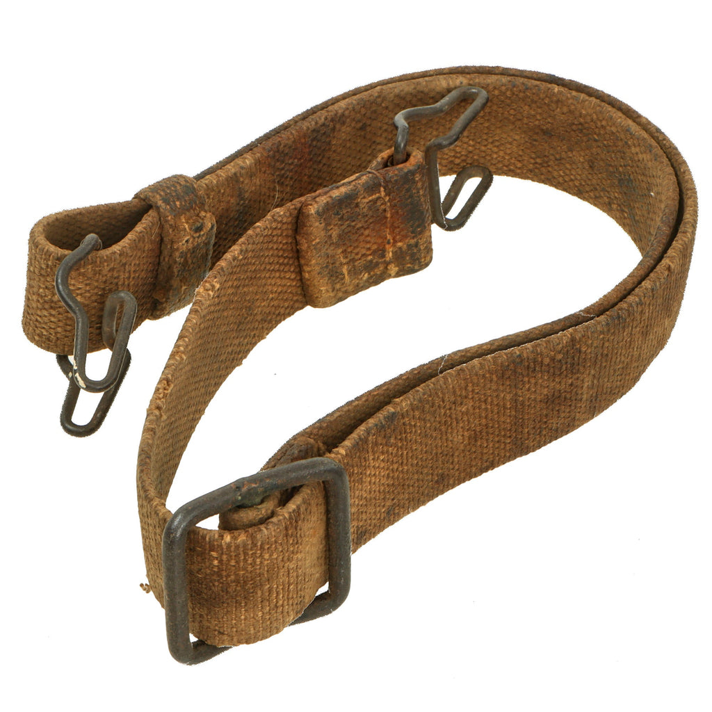 Original Imperial Japanese Arisaka Type 99 & TERA Type 2 Paratrooper Canvas Rifle Sling Original Items