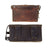 Original Japanese WWII Rifleman’s Early War Leather Arisaka Ammunition Pouch Set - Front and Back Pouches Original Items
