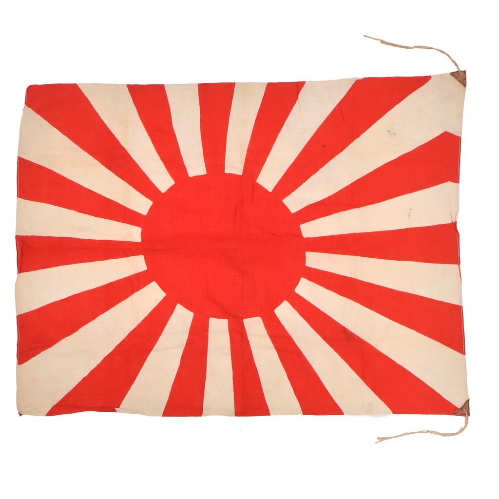 Original Japan WWII Imperial Japanese Army Rising Sun War Flag - 25 x 32”
