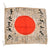 Original Japanese WWII Hand-Painted Battlefield Pickup Good Luck Flag with Lots of Signatures - 27 ½ x 30 ½” Original Items