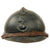 Original Rare French WWI Colonial Infantry & Navy Model 1915 Adrian Steel Helmet with First Pattern Liner & Chinstrap Original Items