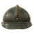 Original Rare French WWI Colonial Infantry & Navy Model 1915 Adrian Steel Helmet with First Pattern Liner & Chinstrap Original Items
