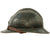 Original Rare French WWI Colonial Infantry & Navy Model 1915 Adrian Steel Helmet with First Pattern Liner & Chinstrap Original Items