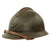 Original French WWII North African 7th Zouave M26 Adrian Helmet - Full Liner & Chinstrap - Extremely Large Size Original Items