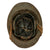 Original French WWII North African 7th Zouave M26 Adrian Helmet - Full Liner & Chinstrap - Extremely Large Size Original Items