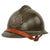 Original French WWII Medical Personnel M26 Adrian Helmet - Full Liner & Chinstrap Original Items
