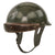 Original French WWII Model 1935 Tanker Armored Vehicle Helmet with R.F. Badge Original Items