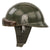 Original French WWII Model 1935 Tanker Armored Vehicle Helmet with R.F. Badge Original Items
