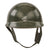 Original French WWII Model 1935 Tanker Armored Vehicle Helmet with R.F. Badge Original Items