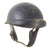 Original French WWII Model 1935 Tanker Armored Vehicle Helmet with Air Force RF Badge Original Items