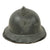 Original French WWI Era Adrian Helmet Wooden Trinket Box with Rough Adrian Inkwell Cover Original Items