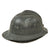 Original French WWI Era Adrian Helmet Wooden Trinket Box with Rough Adrian Inkwell Cover Original Items