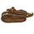Original French WWI FT-17 Renault Tank Inkwell Made as Renault Merchandising Advertising Piece - Dated 1919 Original Items