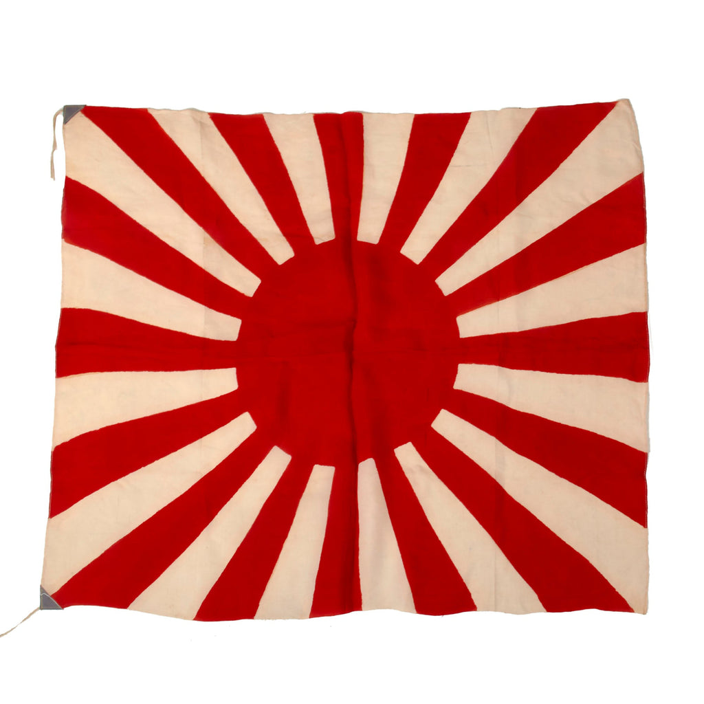 Original Japan WWII Imperial Japanese Army Rising Sun Silk War Flag - Excellent - 28 x 33” Original Items