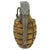 Original U.S. WWII Inert MkII Yellow Early War High Explosive Pineapple Grenade with M10A3 Fuze Original Items