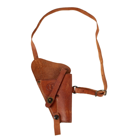 Original U.S. Korean War US Navy Pilot .38 Victory Revolver M3 Shoulder Holster by Boyt Harness - Dated 1953 Original Items
