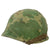 Original U.S. Vietnam War USMC M1 Helmet with Original Graffiti On Mitchell Pattern Camouflage Cover “The Big A” Original Items