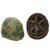 Original U.S. Vietnam War WWII Front Seam M1 Helmet with Original Graffiti On Mitchell Pattern Camouflage Cover “Combat Kelly” and “Night Jump” with Westinghouse Liner Original Items