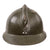 Original French WWII M1926 Adrian Helmet with Chinstrap & French Air Force Badge - Replacement Liner Original Items