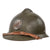 Original French WWII M1926 Adrian Helmet with Chinstrap & French Air Force Badge - Replacement Liner Original Items