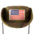 Original U.S. Vietnam War US Army Incountry-Made “Cowboy” Bush Hat with Snoopy & Flag Patch Original Items
