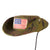 Original U.S. Vietnam War US Army Incountry-Made “Cowboy” Bush Hat with Snoopy & Flag Patch Original Items