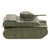 Original U.S. WWII Vehicle Identification Model Set with Willys MB “Jeep”, Panzerkampfwagen IV, and M5 Stuart Original Items