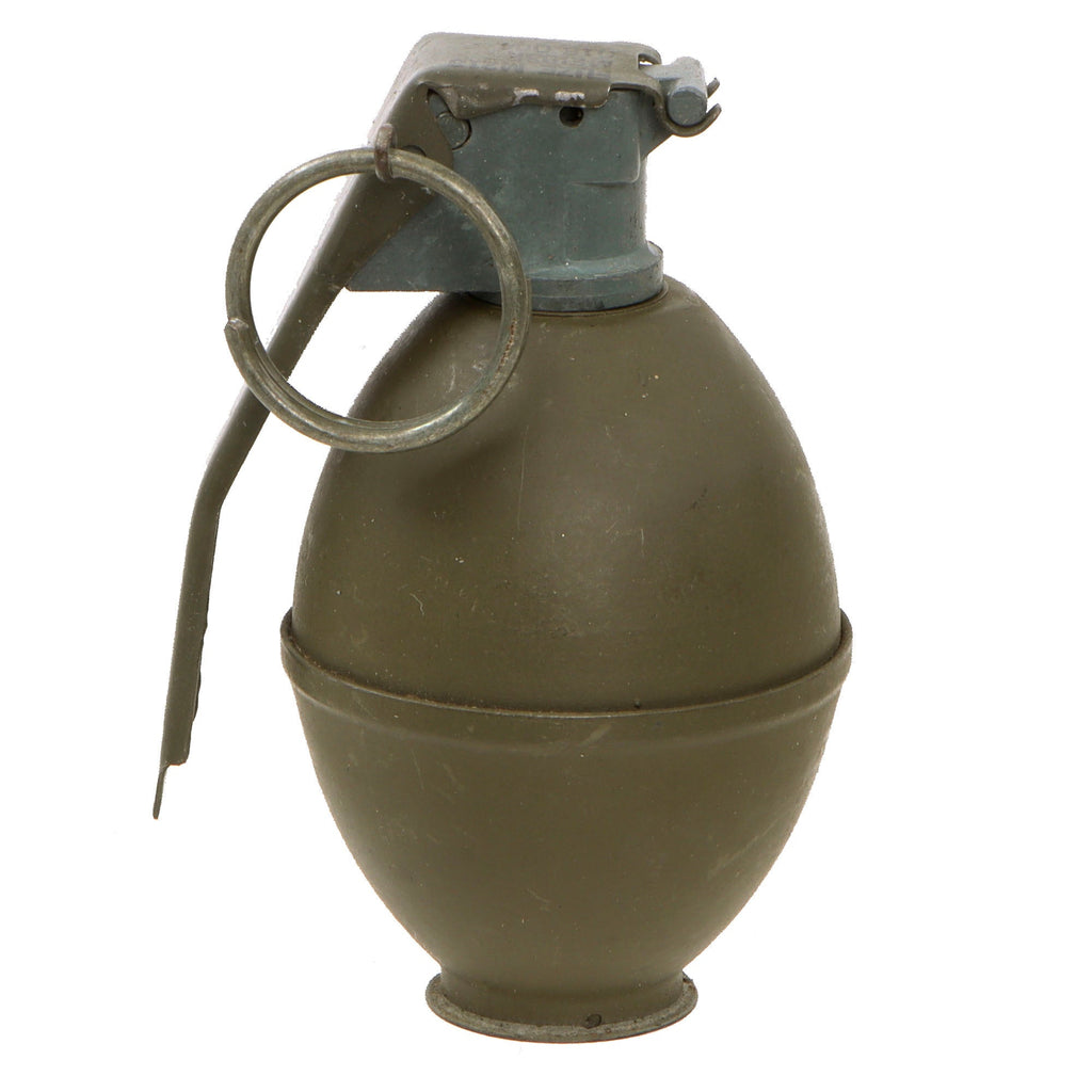 Original U.S. Korean War Vietnam War Rare M26 Lemon Grenade with M213 Fuze - Inert Original Items